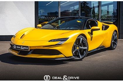 SF90 STRADALE - GIALLO 3 STRATO X CARBON BLUE - FULL XPEL 