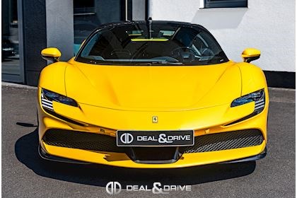 SF90 STRADALE - GIALLO 3 STRATO X CARBON BLUE - FULL XPEL 