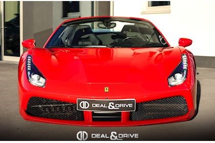 488 SPIDER 3.9 V8 (670 CH) - IMMAT FR. - ROSSO CORSA – FULL PPF