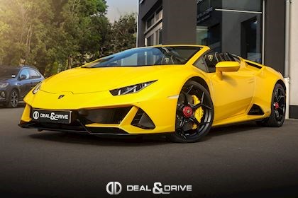 HURACAN EVO SPYDER AWD GIALLO INTI - FULL XPEL - WARRANTY 07/29