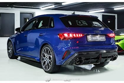 RS 3 SPORTBACK 2.5 TFSI QUATTRO S-TRONIC (FACELIFT) – PACK CARBONE RS - ASCARI BLUE – WARRANTY 12/27